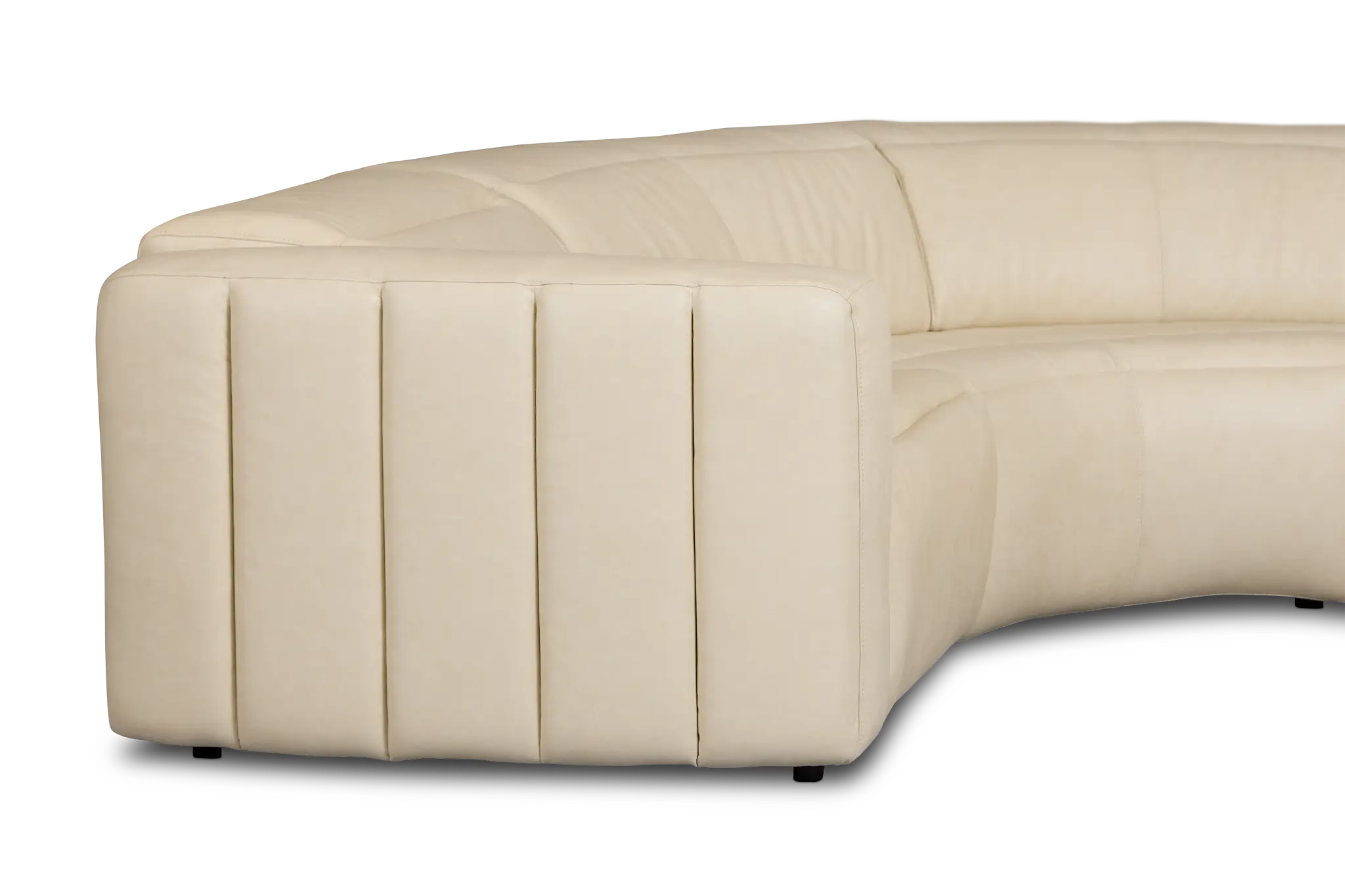 Jace Ivory Lthr/vinyl Small Dual Power Right Chaise Sectional Jace Ivory Lthr/vinyl Small Dual Power Right Chaise Sectional