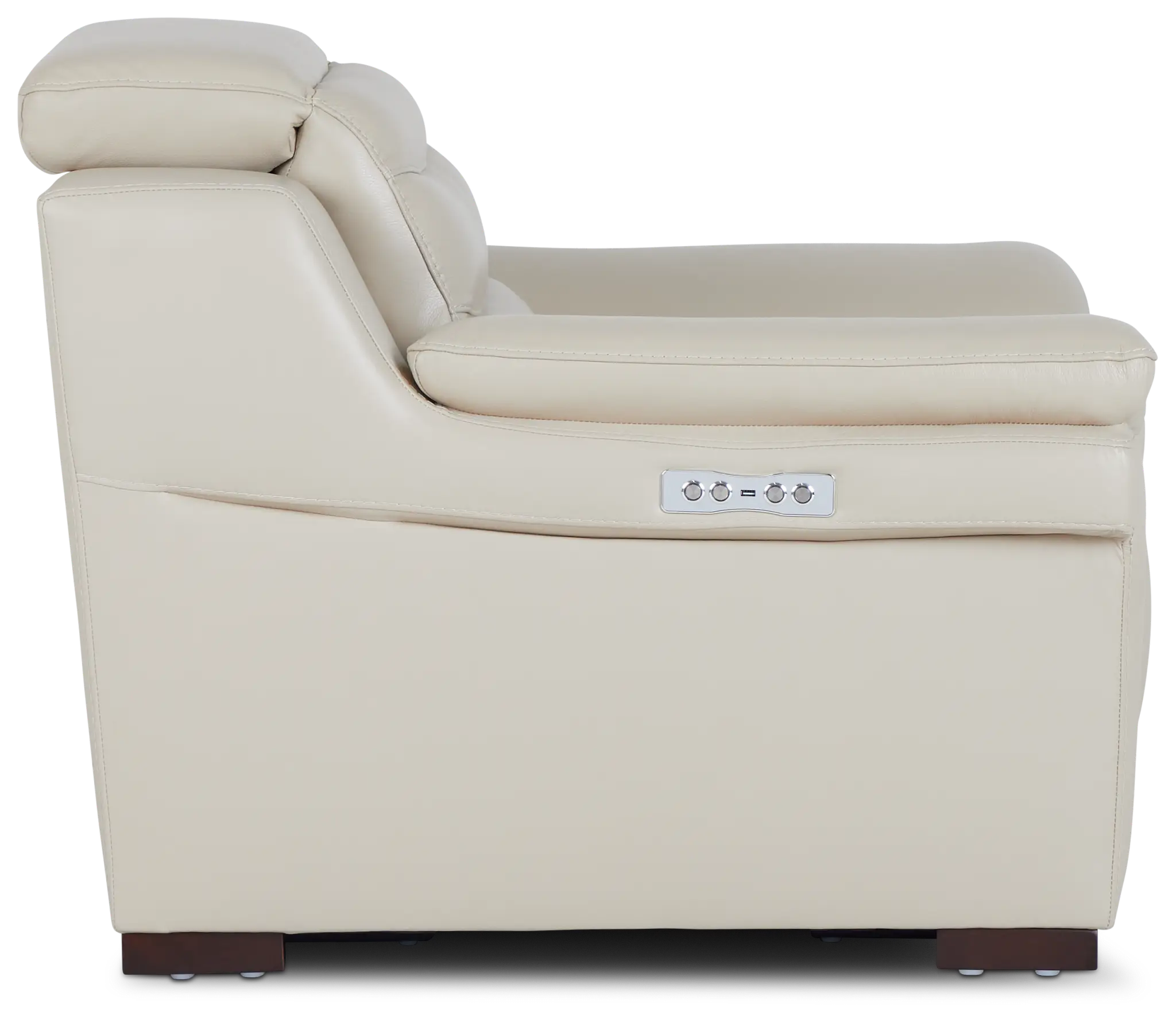 Sentinel Taupe Lthr/vinyl Power Recliner With Power Headrest Sentinel Taupe Lthr/vinyl Power Recliner With Power Headrest