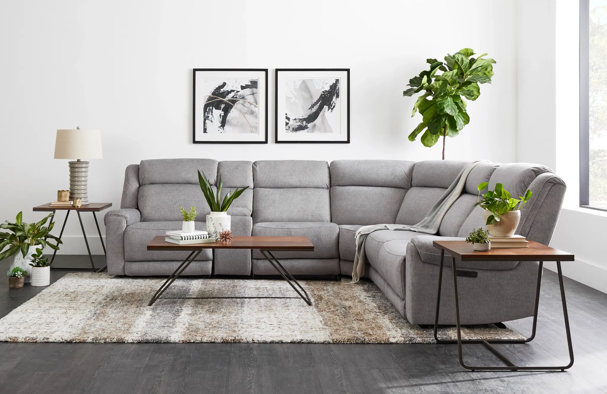 Dakota4 Black Framed Wall Art