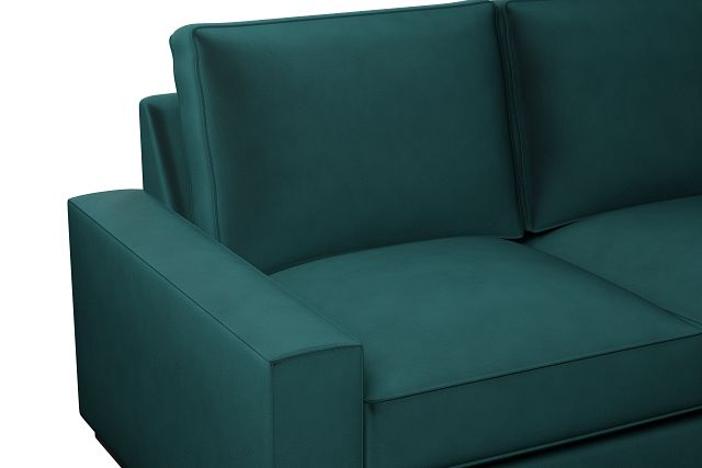 Edgewater Joya Teal Right Chaise Sectional