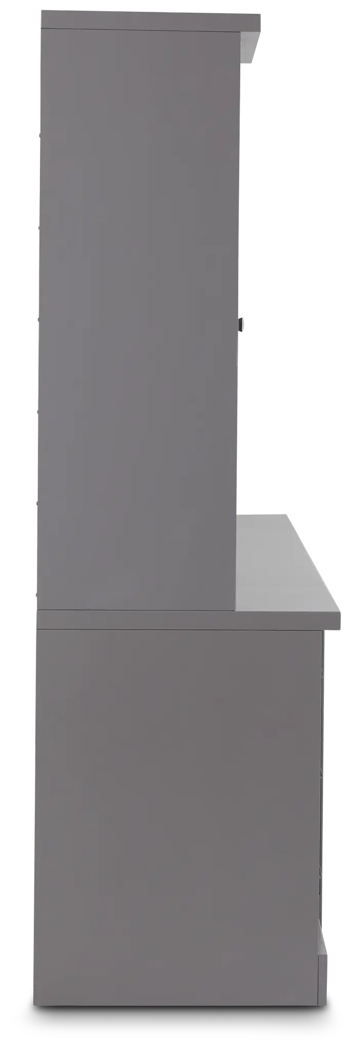 Newport Gray Small Peninsula Drawer Wall Desk Newport Gray Small Peninsula Drawer Wall Desk