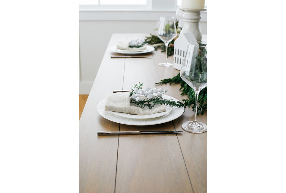 Haddie Light Tone Trestle Table