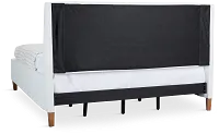 Provo White Uph Panel Bed
