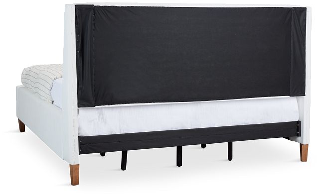 Provo White Uph Panel Bed