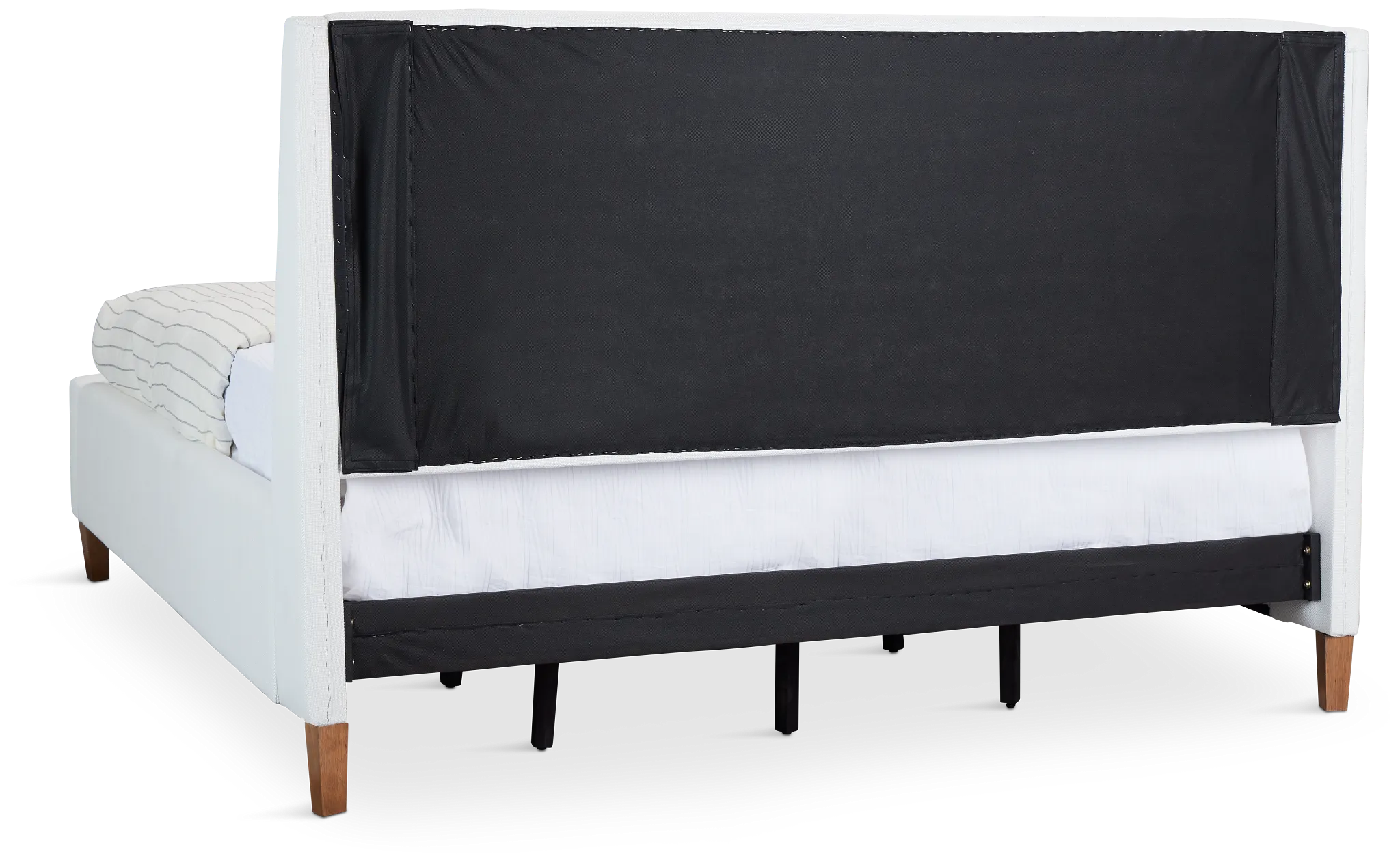 Provo White Uph Panel Bed
