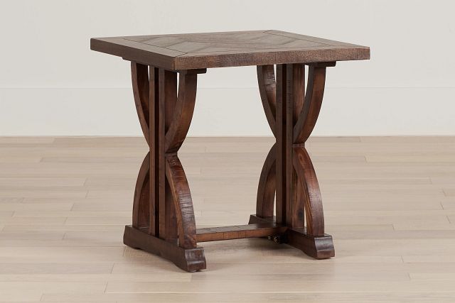 Joplin Dark Tone Rectangular End Table