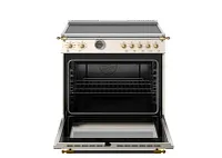 Bertazzoni Heritage Series White 36" Induction Range