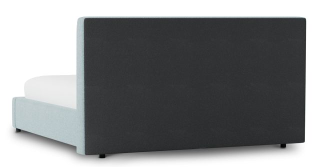 Grayton Elite Light Blue 44" Upholstered Platform Bed