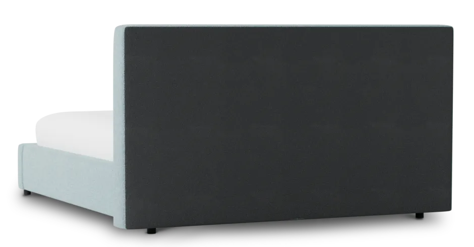 Grayton Elite Light Blue 44" Upholstered Platform Bed