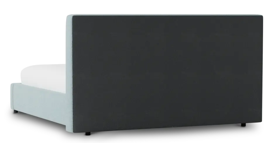 Grayton Elite Light Blue 44" Upholstered Platform Bed Grayton Elite Light Blue 44" Upholstered Platform Bed