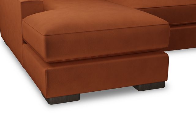 Edgewater Joya Orange Medium Left Chaise Sectional