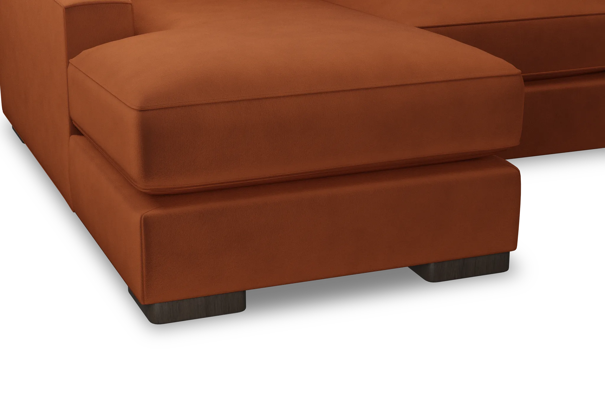 Edgewater Joya Orange Medium Left Chaise Sectional