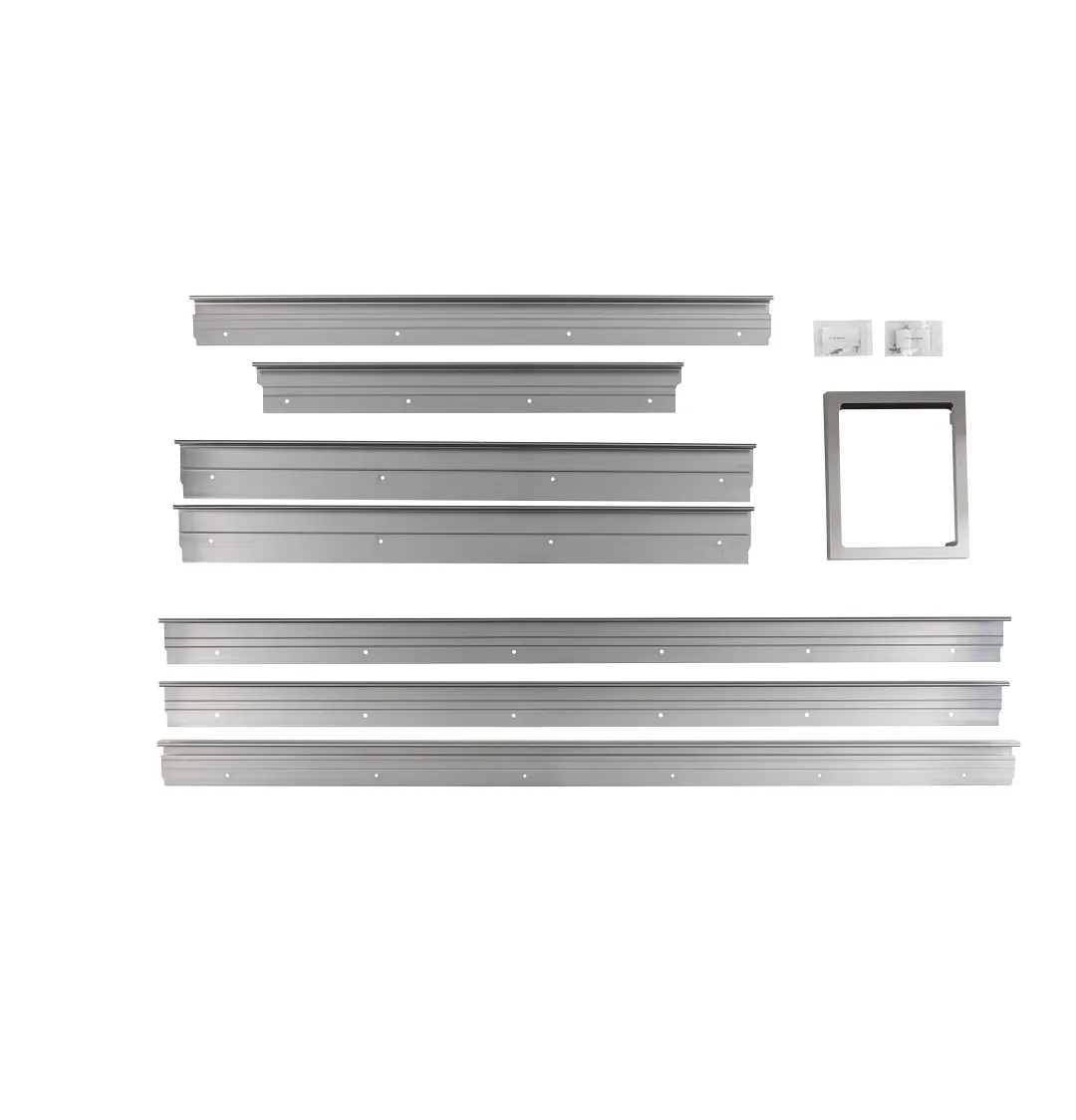 Ge Monogram Trim Stainless Steel Refrigerator Trim Kit