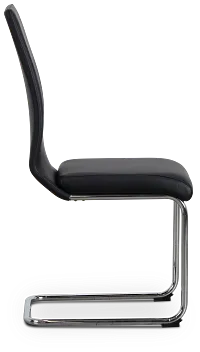 Lennox Black Upholstered Side Chair