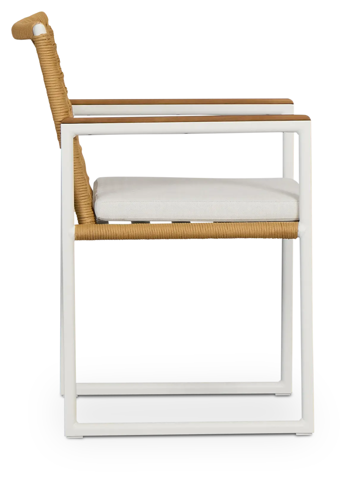 Sunrise White Teak Arm Chair Sunrise White Teak Arm Chair