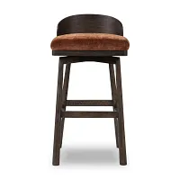 Four Hands Cloris Dark Tone 30" Upholstered Barstool