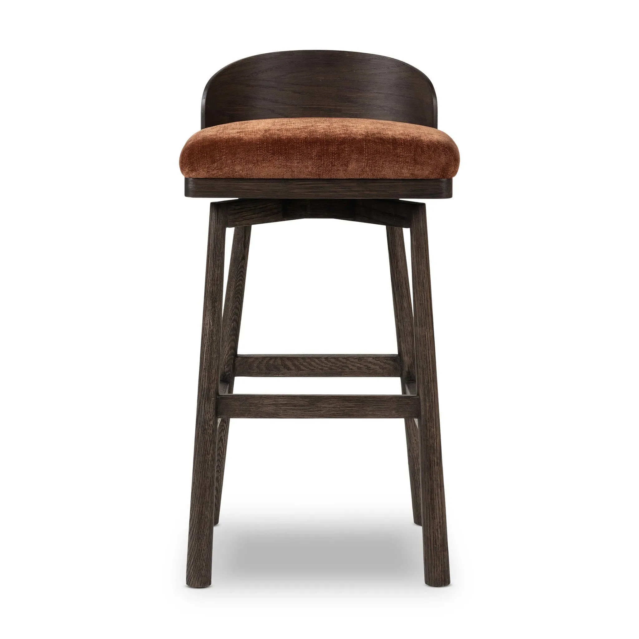 Four Hands Cloris Dark Tone 30" Upholstered Barstool