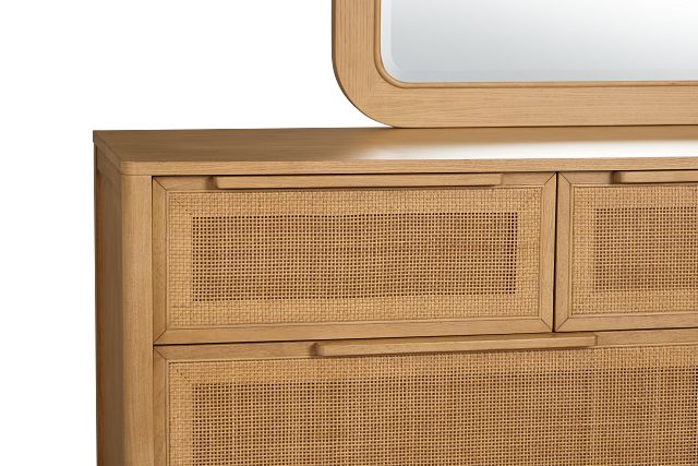 Pacific Light Tone 7-drawer Dresser & Mirror