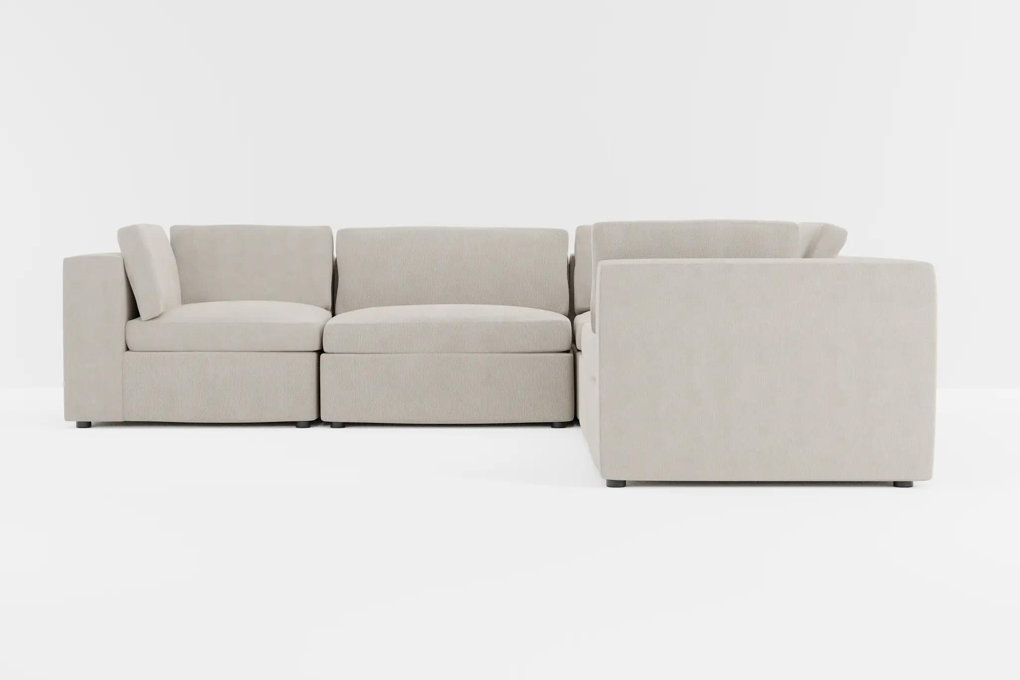 Destin Revenue Beige Fabric 5-piece Modular Sectional Destin Revenue Beige Fabric 5-piece Modular Sectional