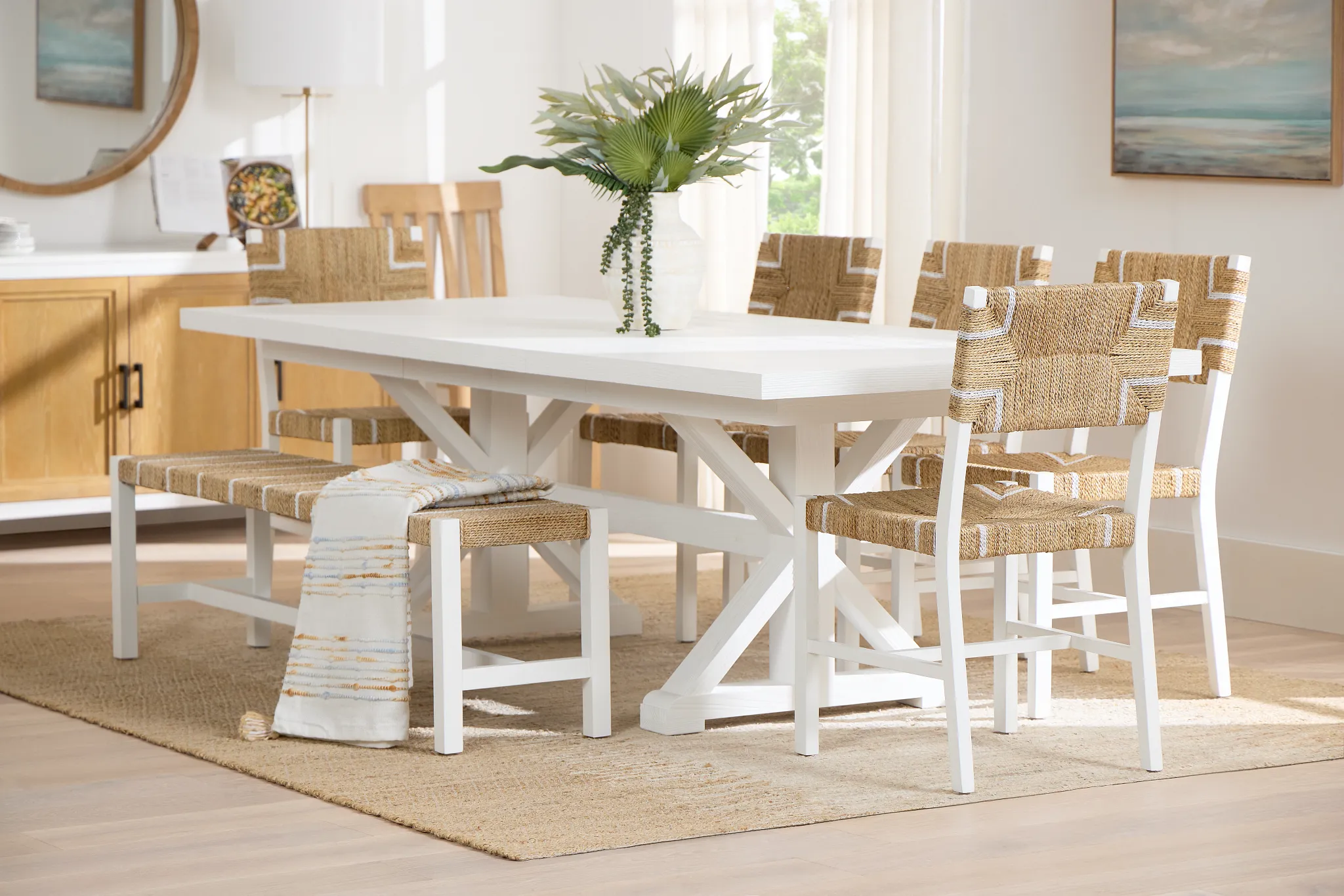 Nantucket White Pine Rectangular Table