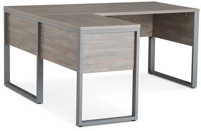 Clark Gray 32" Return Desk