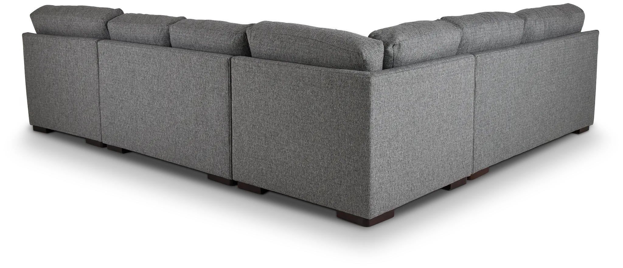 Veronica Dark Gray Down Medium Right Chaise Sectional Veronica Dark Gray Down Medium Right Chaise Sectional