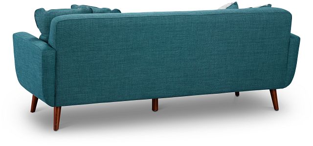 Raya Dark Teal Fabric Sofa