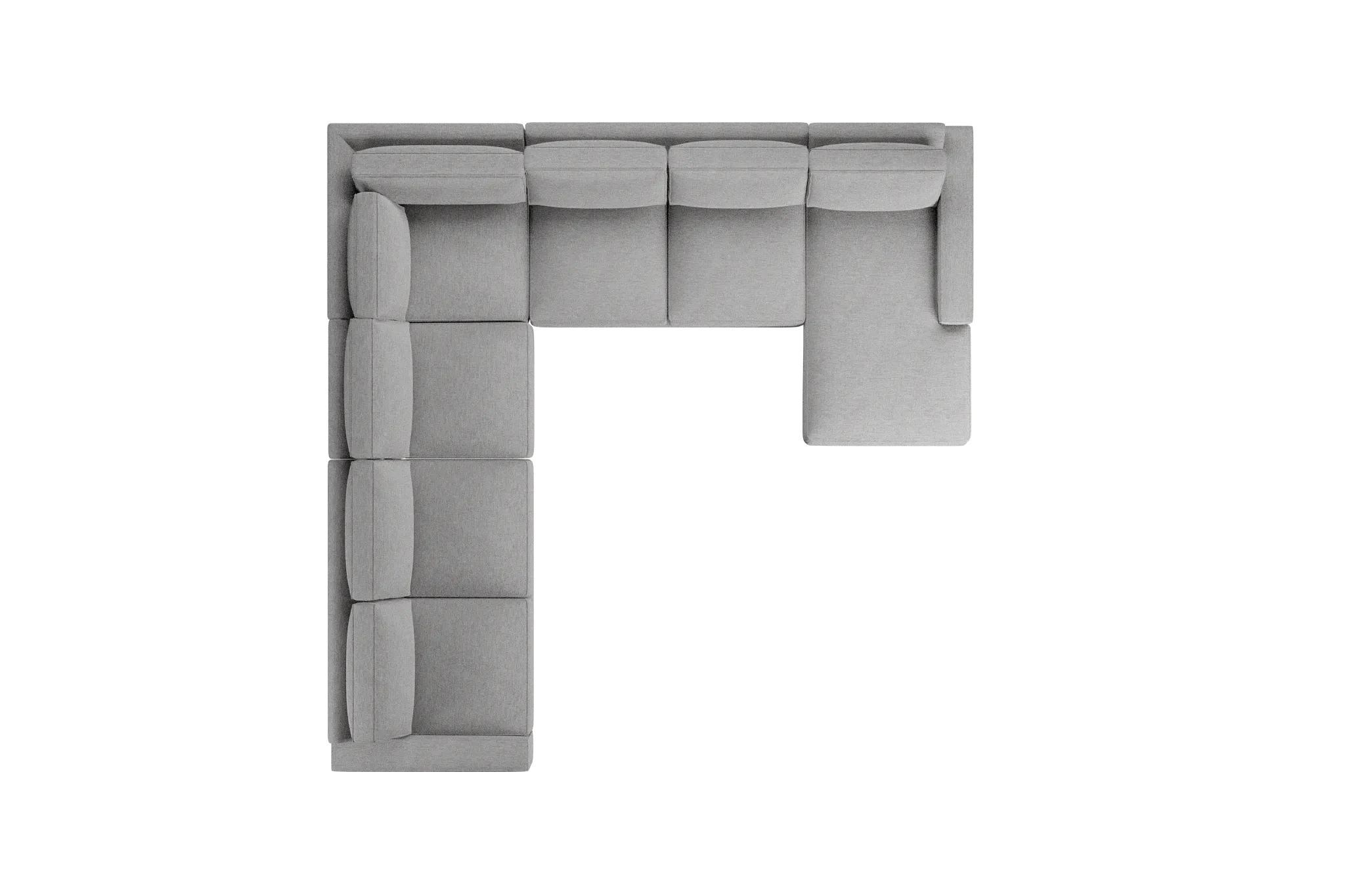 Edgewater Maguire Gray Large Right Chaise Sectional