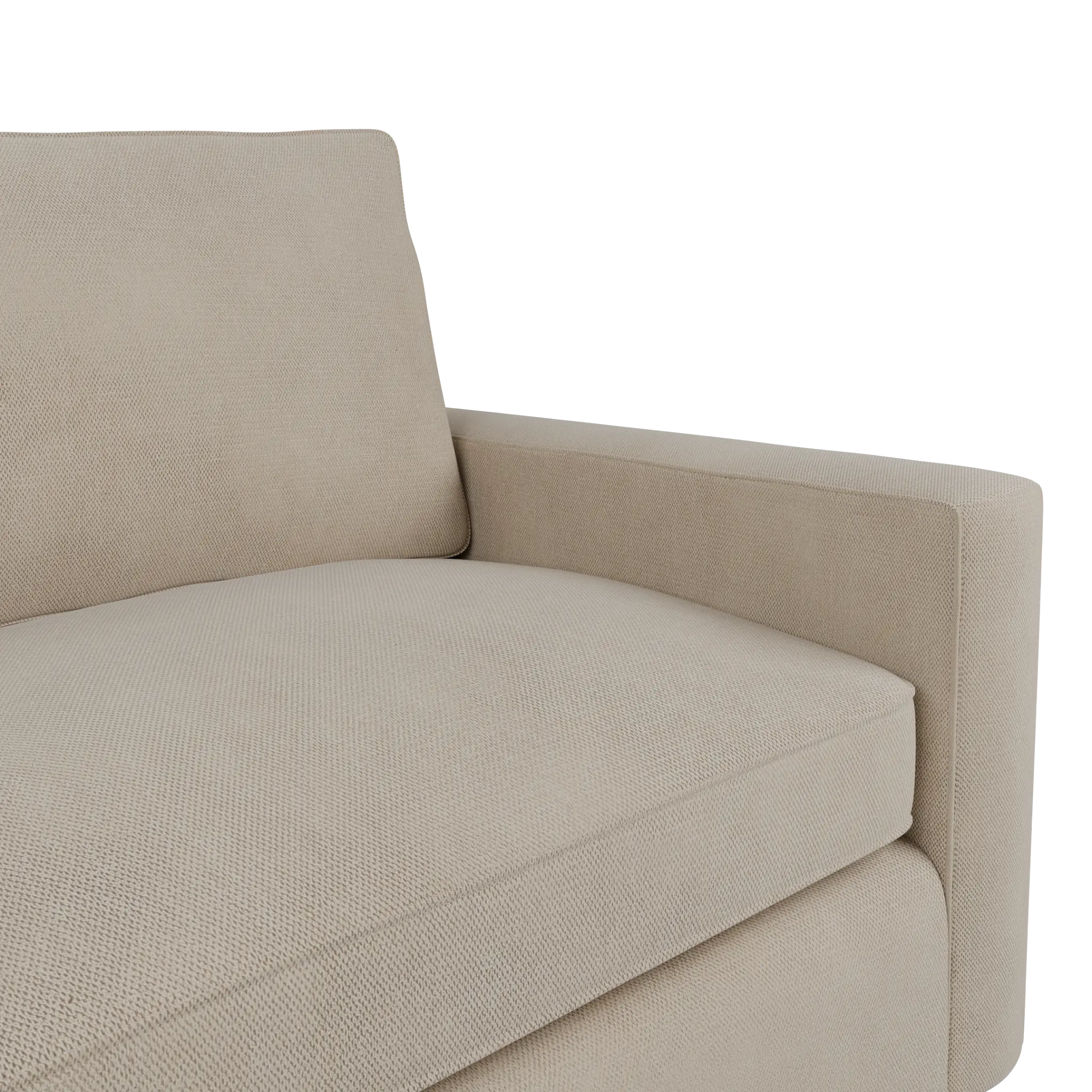 Siesta Peyton Beige Fabric Memory Foam Sleeper Siesta Peyton Beige Fabric Memory Foam Sleeper