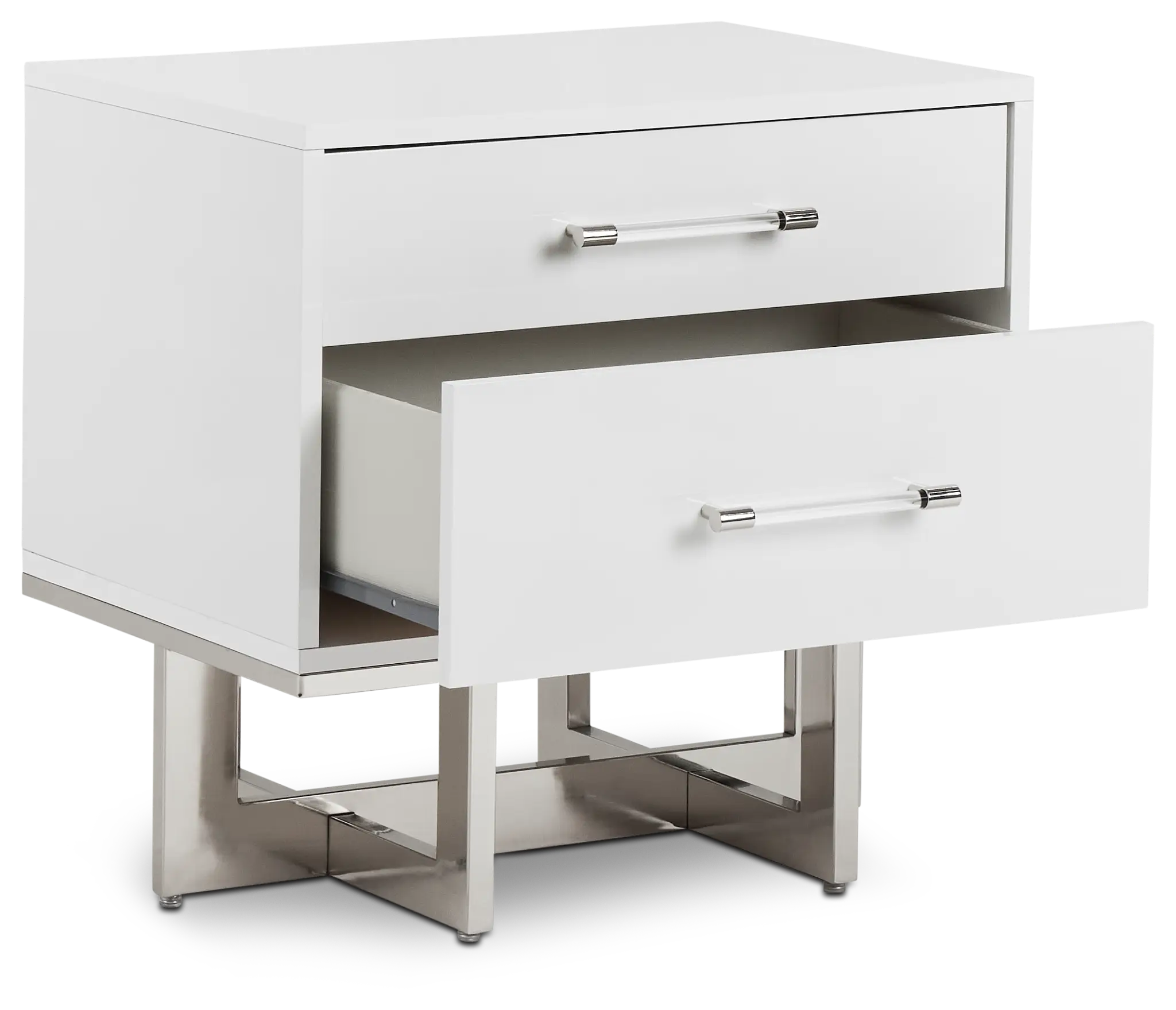 Cortina White Nightstand Cortina White Nightstand