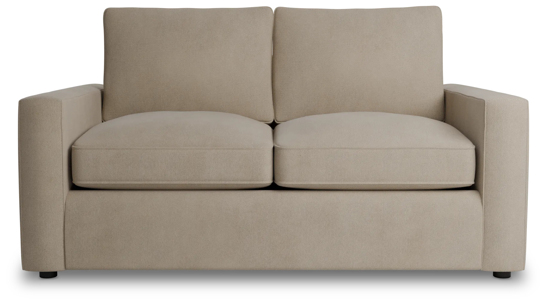 Siesta Peyton Beige Fabric Loveseat
