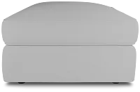 Siesta Suave White Fabric Ottoman