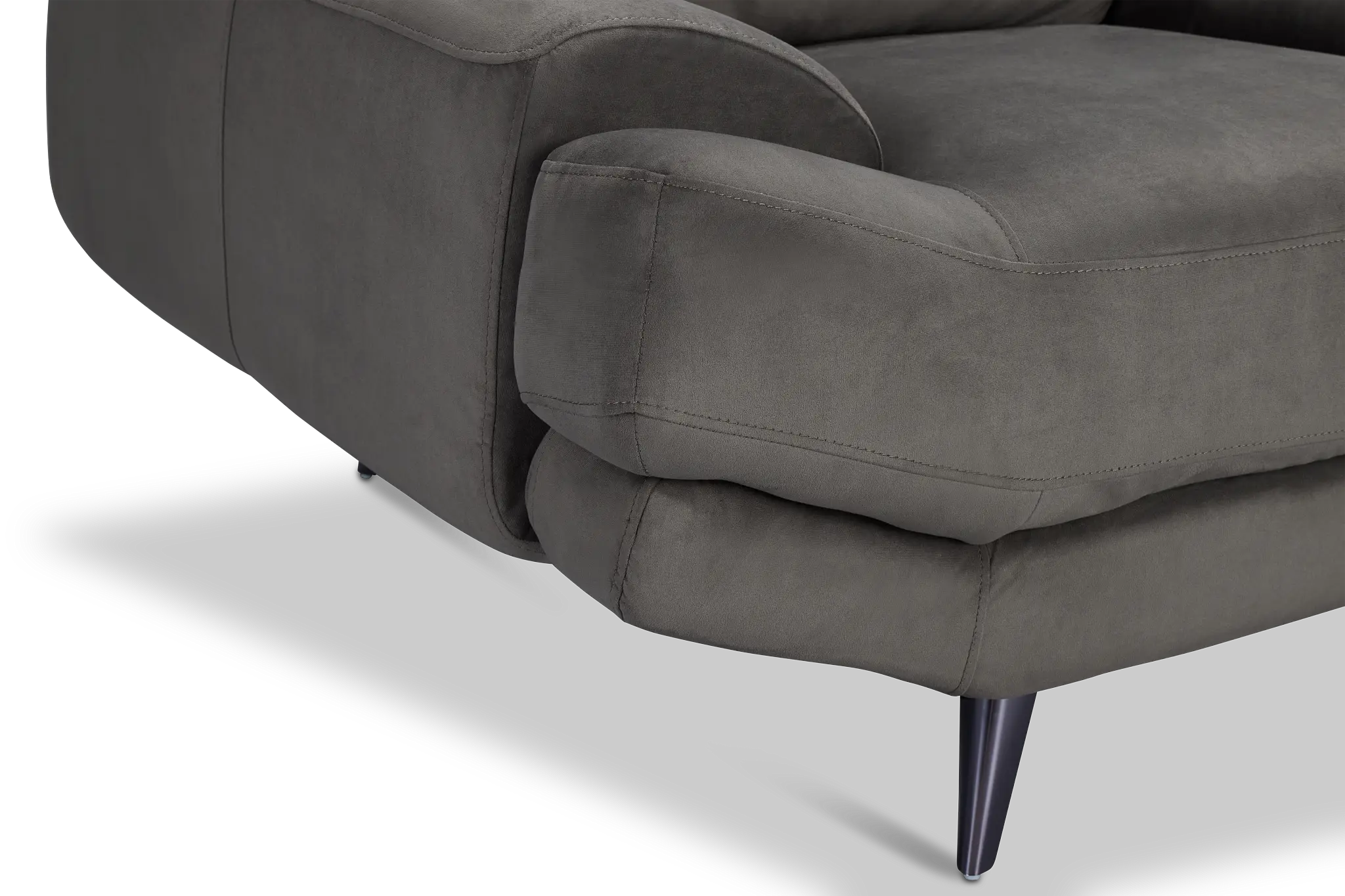 Milana Gray Velvet Chair Milana Gray Velvet Chair