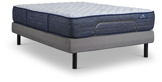 Serta Perfect Sleeper Blue Lagoon Nights Firm Motion Perfect 4 Adjustable Base Set