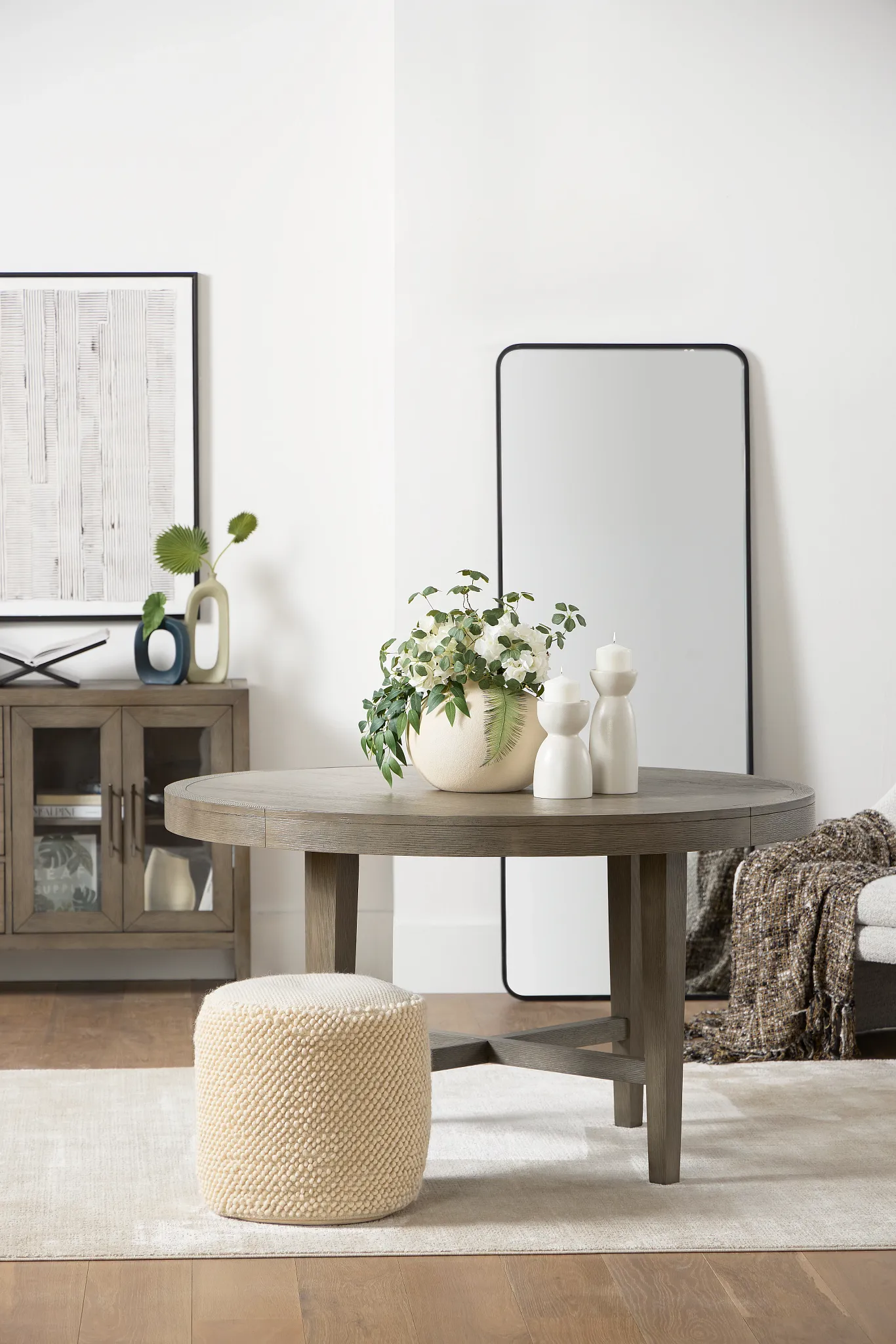 Alden Gray Round Table