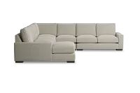 Edgewater Suave Beige Large Left Chaise Sectional