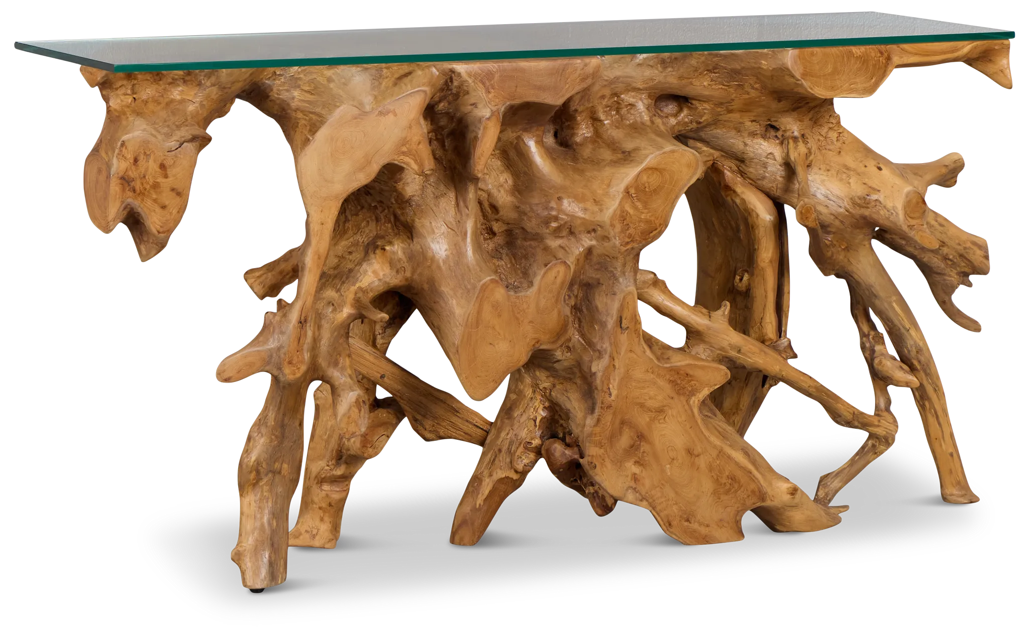 Haven Mid Tone Teak Console Table