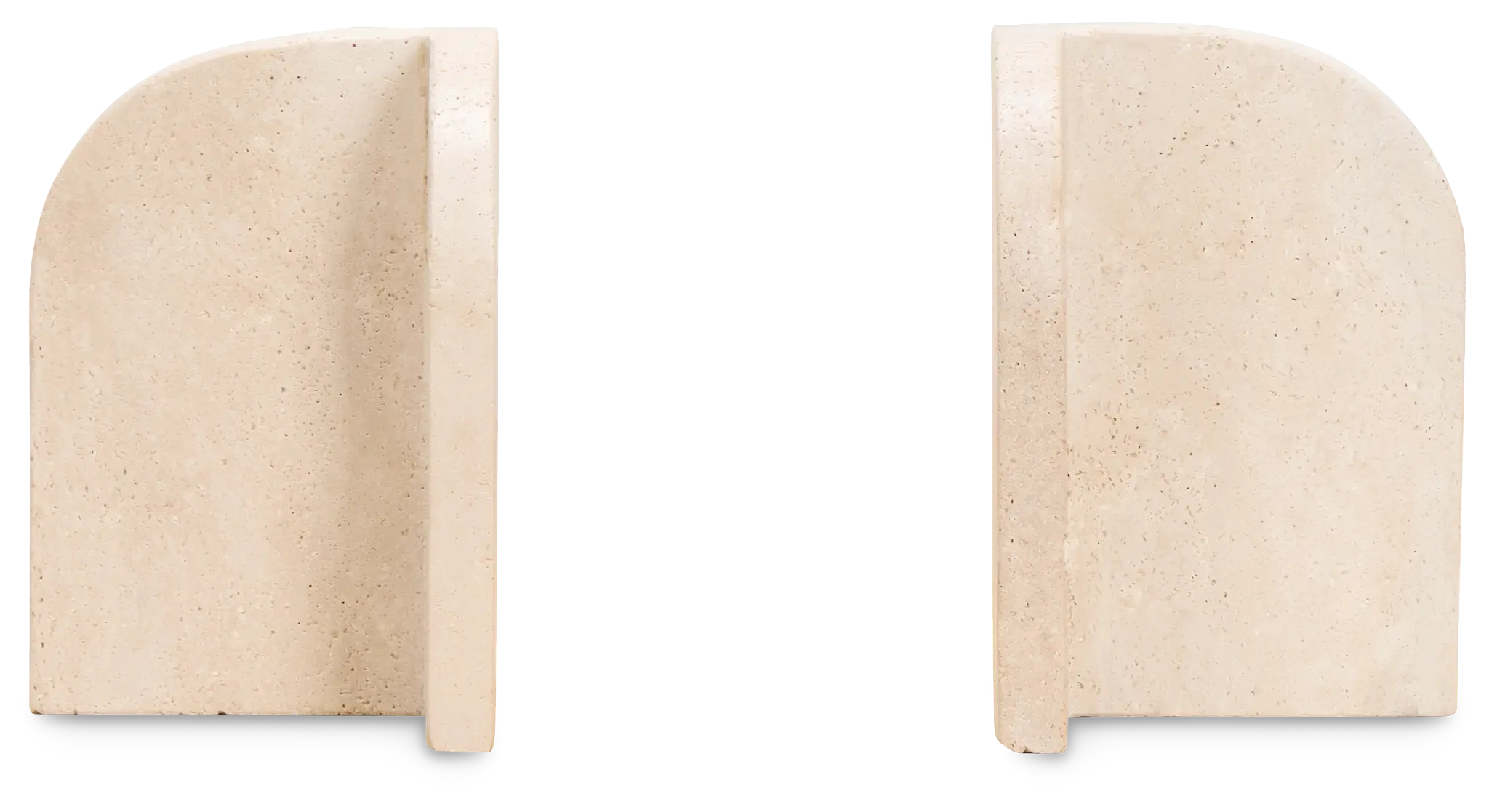 Kaia Beige Stone Bookends Kaia Beige Stone Bookends
