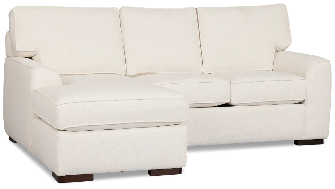 Sinclair Light Beige Fabric Left Chaise Sectional