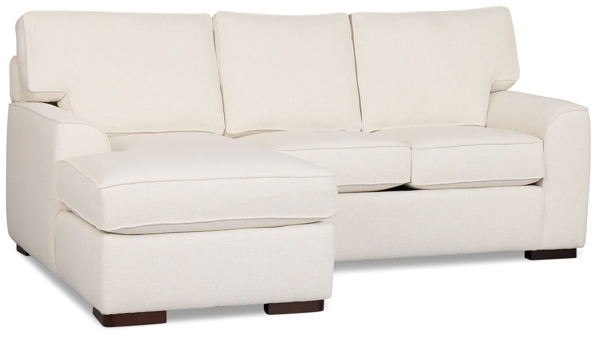 Sinclair Light Beige Fabric Left Chaise Sectional Sinclair Light Beige Fabric Left Chaise Sectional