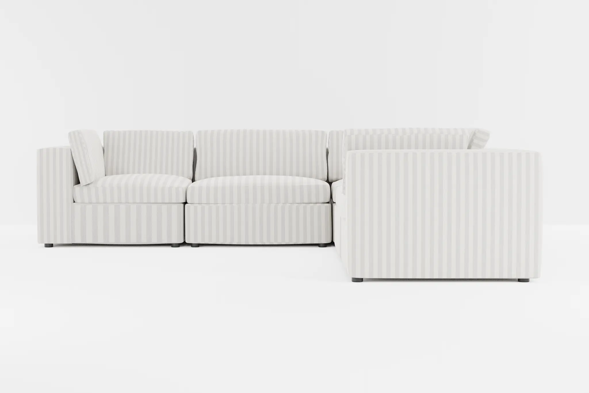 Destin Sea Lane Light Gray Fabric 5-piece Modular Sectional Destin Sea Lane Light Gray Fabric 5-piece Modular Sectional