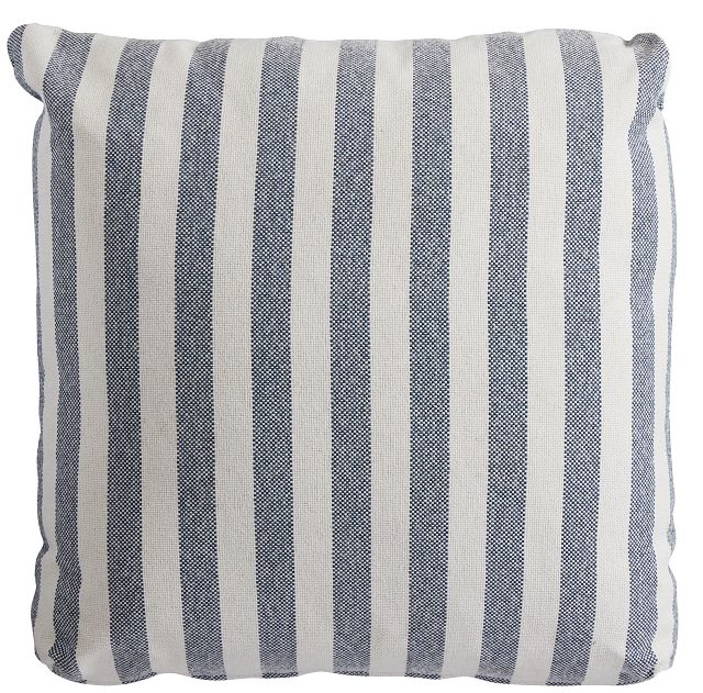 Sea Lane Dark Blue 20" Accent Pillow