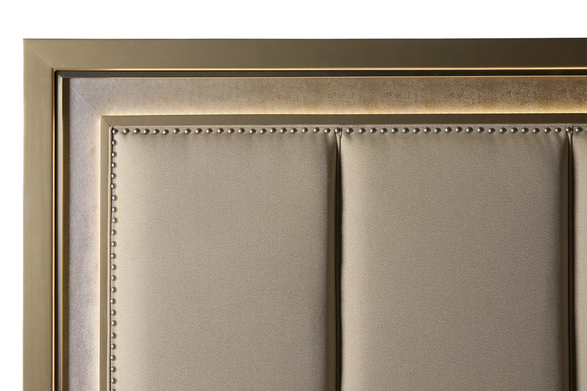 Manhattan Champagne Platform Headboard