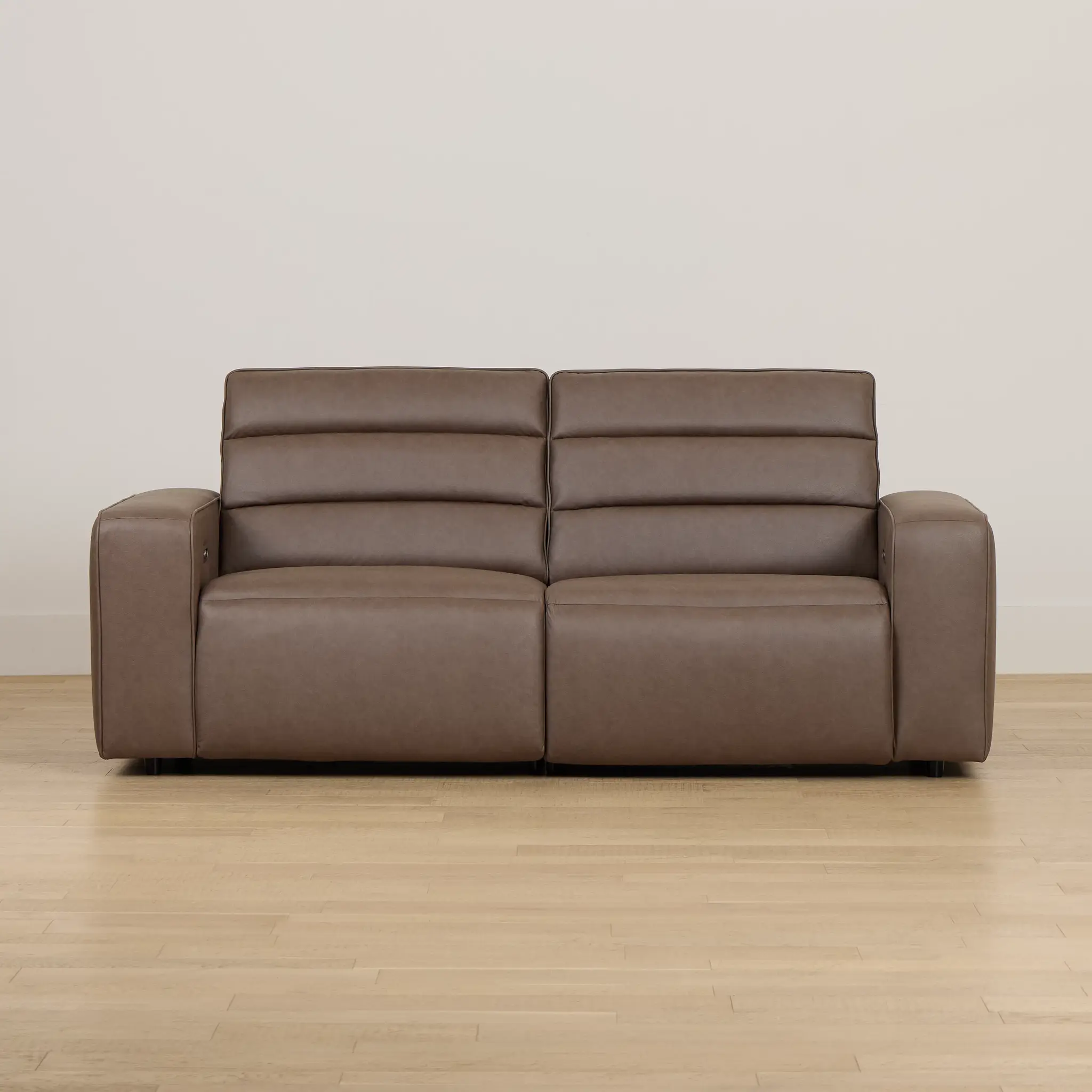 Sawyer Dark Brown Micro 2-piece Modular Power Reclining Sofa Sawyer Dark Brown Micro 2-piece Modular Power Reclining Sofa