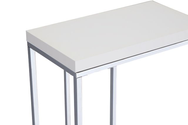 Knoxen White End Table