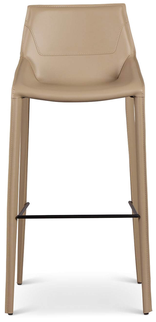 Wayne Beige 30" Upholstered Barstool