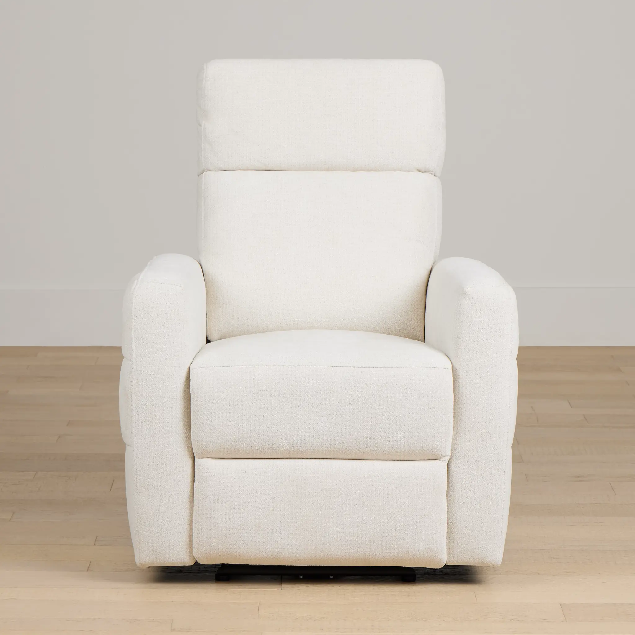 Rae White Fabric Power Recliner Rae White Fabric Power Recliner
