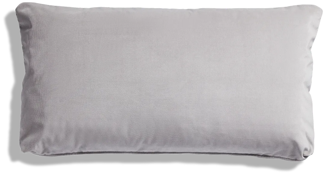 Lauran Light Gray Lumbar Accent Pillow