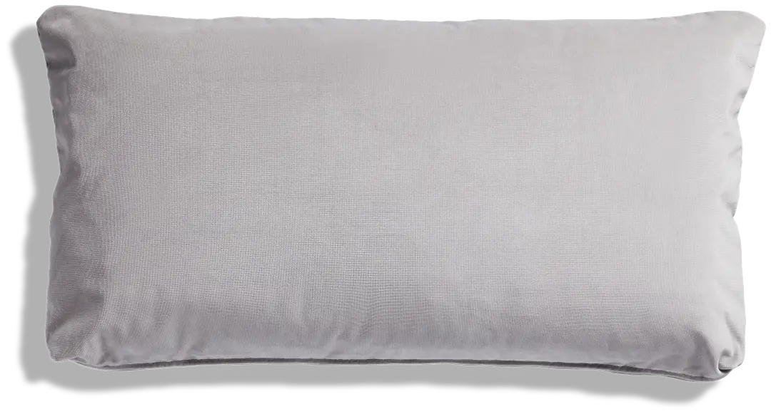 Lauran Light Gray Lumbar Accent Pillow Lauran Light Gray Lumbar Accent Pillow