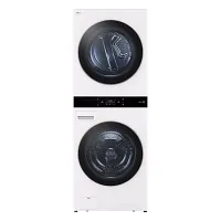Lg 50 Series White Electric Laundry Center